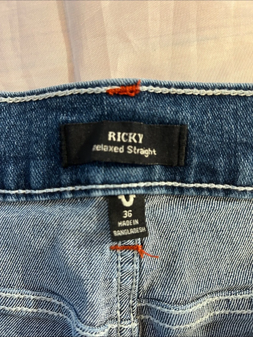 True Religion Dark Blue Denim Cutoff Shorts